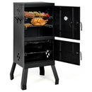 Vertical 2-Tier Outdoor Barbeque Grill with Temperature Gauge by LJGDeals