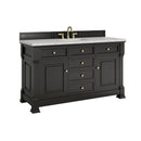 James Martin Brookfield 60" Single Bathroom Vanity, Black Onyx