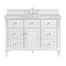 James Martin Lorelai 48" Single Bathroom Vanity, Bright White