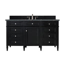 James Martin Brittany 60" Single Bathroom Vanity, Black Onyx