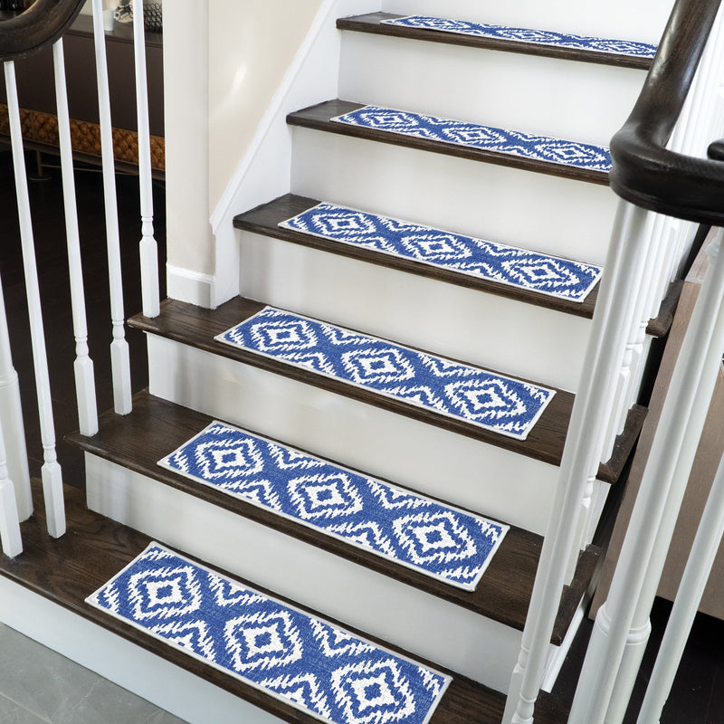 New Age Tetra One Color Design 9" X 28" Stair Treads