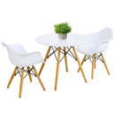 3 Pieces Kid's Modern Round Table Chair Set by LJGDeals