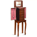 Standing Jewelry Box with 4 Drawers and 2 Side Doors by LJGDeals