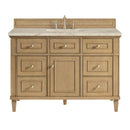 James Martin Lorelai 48" Single Bathroom Vanity, Light Natural Oak
