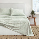 Turkish Cotton Flannel Sheet Set - Winter Floral Collection by Great Bay Home