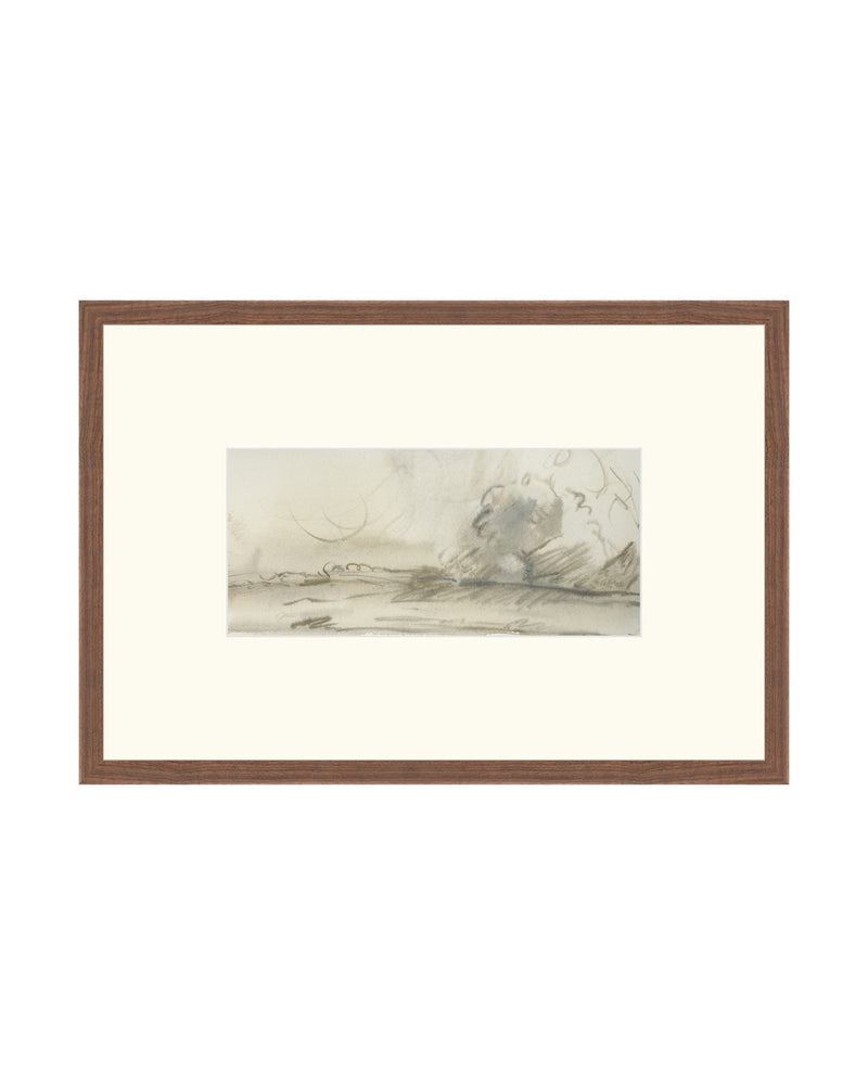 Watercolor Landscape Study I