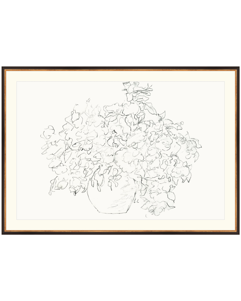 Vase of Flowers Sketch