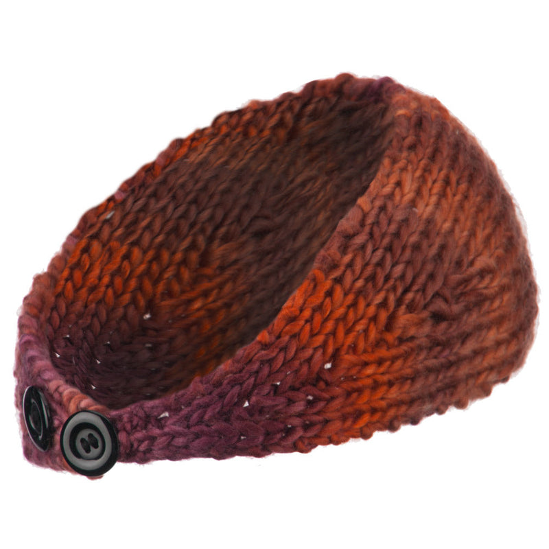 Women's Flower Acrylic Knit Head Band