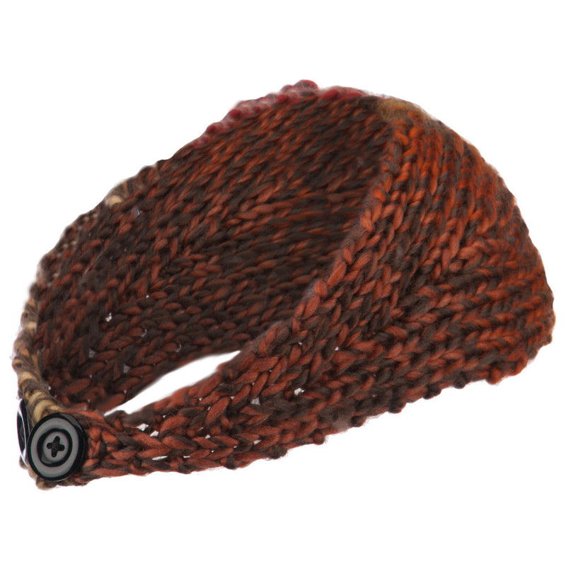 Women's Flower Acrylic Knit Head Band