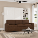 Wall Bed with Extended Sofa
