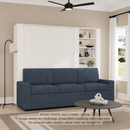 Wall Bed with Extended Sofa