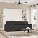 Wall Bed with Extended Sofa
