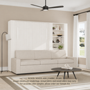 Wall Bed with Extended Sofa