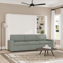 Wall Bed with Extended Sofa