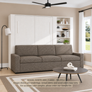 Wall Bed with Extended Sofa