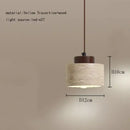 GobekUsa Elegant Wabi Sabi Travertine Pendant Lamp for Dining Desk & Kitchen Island