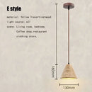 GobekUsa Elegant Wabi Sabi Travertine Pendant Lamp for Dining Desk & Kitchen Island