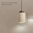 GobekUsa Elegant Wabi Sabi Travertine Pendant Lamp for Dining Desk & Kitchen Island