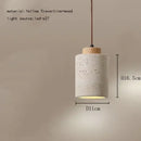 GobekUsa Elegant Wabi Sabi Travertine Pendant Lamp for Dining Desk & Kitchen Island