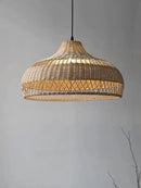 GobekUsa Bamboo Rattan Pendant Lights for Seaside Wabi Sabi Home Decor