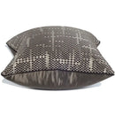 GobekUsa Brown Geometric Random Braided Square Pillow Cover - Wabi Sabi Style Collection