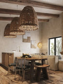 GobekUsa Handmade Rattan Seaside Resort Pendant Lamp - Wabi Sabi Living Style