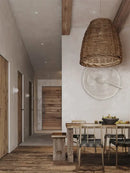 GobekUsa Handmade Rattan Seaside Resort Pendant Lamp - Wabi Sabi Living Style