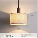 GobekUsa Cream Wabi-sabi Chandelier Lamp Retro Japanese-style Bedroom Decor Lighting