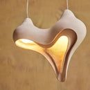 GobekUsa Gypsum Conch Pendant Lamp, Wabi Sabi Style for Living Room, Bedroom, and Staircase