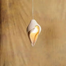 GobekUsa Gypsum Conch Pendant Lamp, Wabi Sabi Style for Living Room, Bedroom, and Staircase