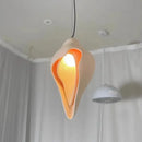 GobekUsa Gypsum Conch Pendant Lamp, Wabi Sabi Style for Living Room, Bedroom, and Staircase
