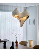 GobekUsa Gypsum Pendant Lamp Conch Design Wabi Sabi Style for Living Room or Bedroom