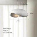 GobekUsa Cream Style LED Chandelier - Nordic Minimalist Wabi Sabi Pendant Light