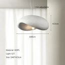 GobekUsa Cream Style LED Chandelier - Nordic Minimalist Wabi Sabi Pendant Light