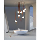 GobekUsa Duplex Wabi Sabi Designer Villa Belt Living Room Chandelier Nordic Ceiling Light