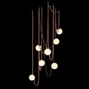 GobekUsa Duplex Wabi Sabi Designer Villa Belt Living Room Chandelier Nordic Ceiling Light