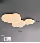 GobekUsa French Cream Silk Ceiling Light | Simple Wabi-Sabi Style Retro Bedroom Lamp