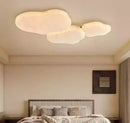 GobekUsa French Cream Silk Ceiling Light | Simple Wabi-Sabi Style Retro Bedroom Lamp