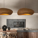 GobekUsa Handmade Polystyrene Indoor Pendant Lamp - Dinning Island Coffee Shop Bar Rock Wabi Sabi