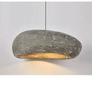 GobekUsa Handmade Polystyrene Indoor Pendant Lamp - Dinning Island Coffee Shop Bar Rock Wabi Sabi