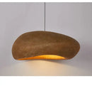 GobekUsa Handmade Polystyrene Indoor Pendant Lamp - Dinning Island Coffee Shop Bar Rock Wabi Sabi