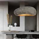 GobekUsa Handmade Polystyrene Indoor Pendant Lamp - Dinning Island Coffee Shop Bar Rock Wabi Sabi