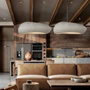 GobekUsa Handmade Polystyrene Indoor Pendant Lamp - Dinning Island Coffee Shop Bar Rock Wabi Sabi