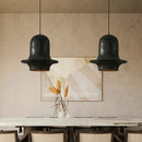 GobekUsa Black Wabi-Sabi Industrial Chandelier for Restaurant Cafe and Bedroom