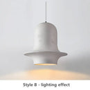 GobekUsa Black Wabi-Sabi Industrial Chandelier for Restaurant Cafe and Bedroom
