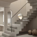 Wabi Sabi Irregular White Pendant Light, E27