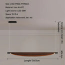 GobekUsa LED Wabi Sabi Chandelier: Modern Japanese Dining Table Pendant Light for Home, Office, and Bar