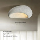 GobekUsa Cream Ceiling Chandelier Nordic Minimalist Wabi Sabi Style Bedroom Coffee Room Lights Fixtures