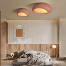 GobekUsa Cream Ceiling Chandelier Nordic Minimalist Wabi Sabi Style Bedroom Coffee Room Lights Fixtures