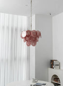 Retro Glass Disc Chandelier